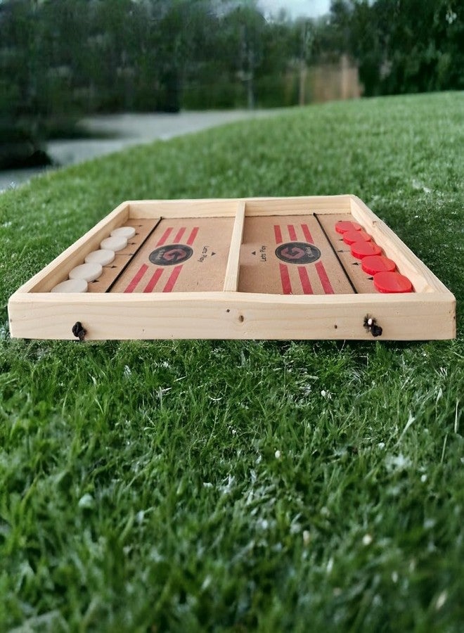 G.FIDEL لعبة هوكي احترافية كبيرة الحجم من جي.فيدل مقاس 24 بوصة | أسرع | أسرع من أول لمسة | لعبة لوحية داخلية للأطفال والكبار والعائلة. - Image 3